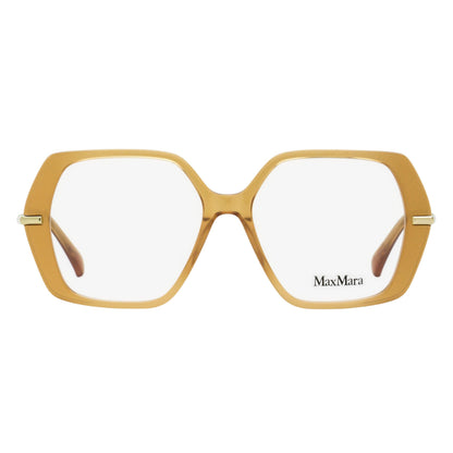 Max Mara Geometric Eyeglasses MM5175 001 Black/Gold 52mm