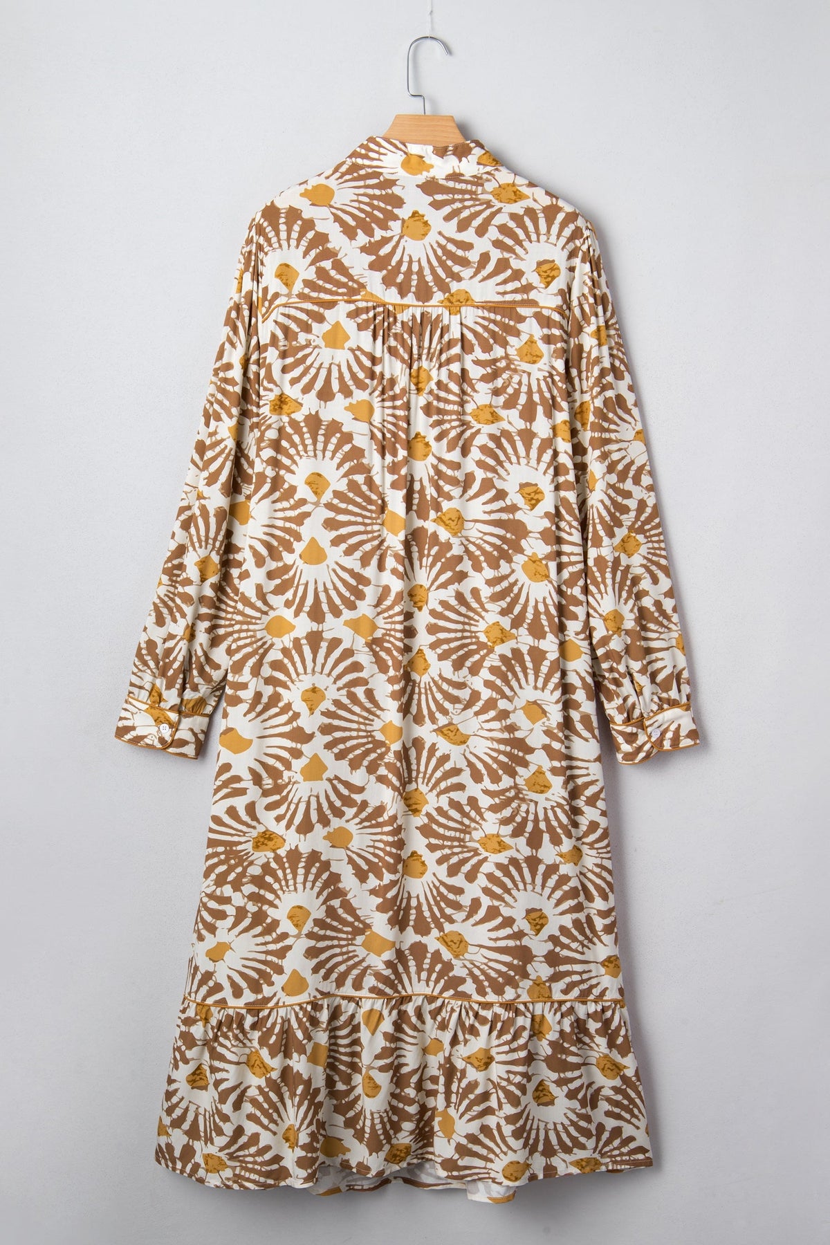 Threaded Pear Lorelai Print Loose Long PLUS Dress