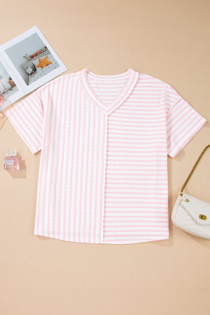 Threaded Pear Nora Seam Patchwork T PLUS Shirt