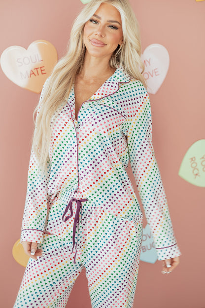 Threaded Pear Jamie Long 2pcs Pajama Set
