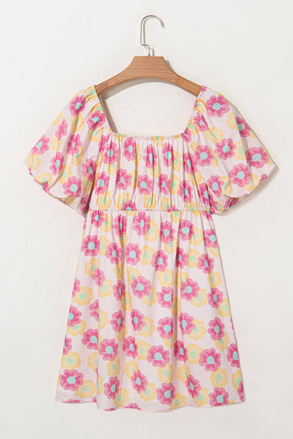Threaded Pear Alessandra Pleated Flared Midi Dress