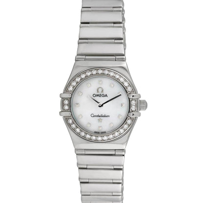 Pre-owned Omega Women's Constellation 22.5mm Stainless Steel Wristwatch - 1465.71