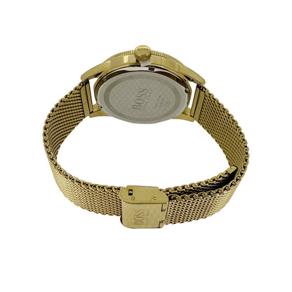 Hugo Boss Gold Mesh Strap Men's Watch Drifter 1513901