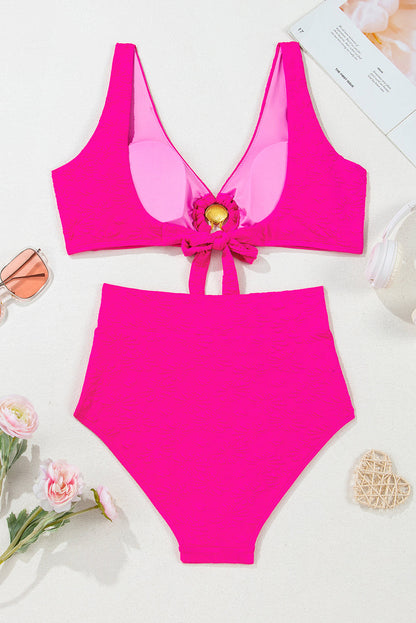 Threaded Pear Sofia Knotted 2pcs Bikini Swimsuit