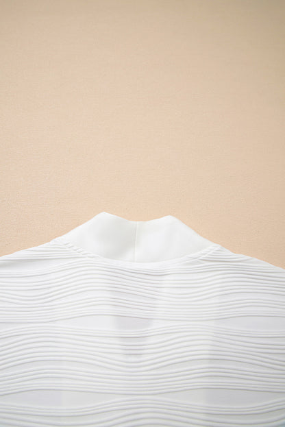 Threaded Pear Nyomi Color Textured Zip Pullover