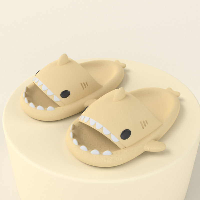 Funny Shark Cartoon Slides for Adults | Indoor & Outdoor Thick Sole Shark Slippers | Non-Slip EVA Cloud Slides for Men & Women