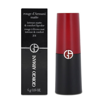 Giorgio Armani Intense Matte & Comfort Lipstick 201 Nightberry (Blemished Box)