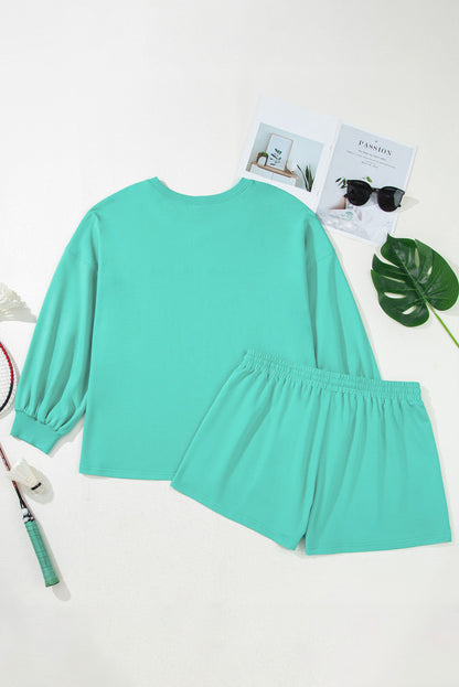 Threaded Pear Naomi Drop Shoulder Pullover PLUS Top