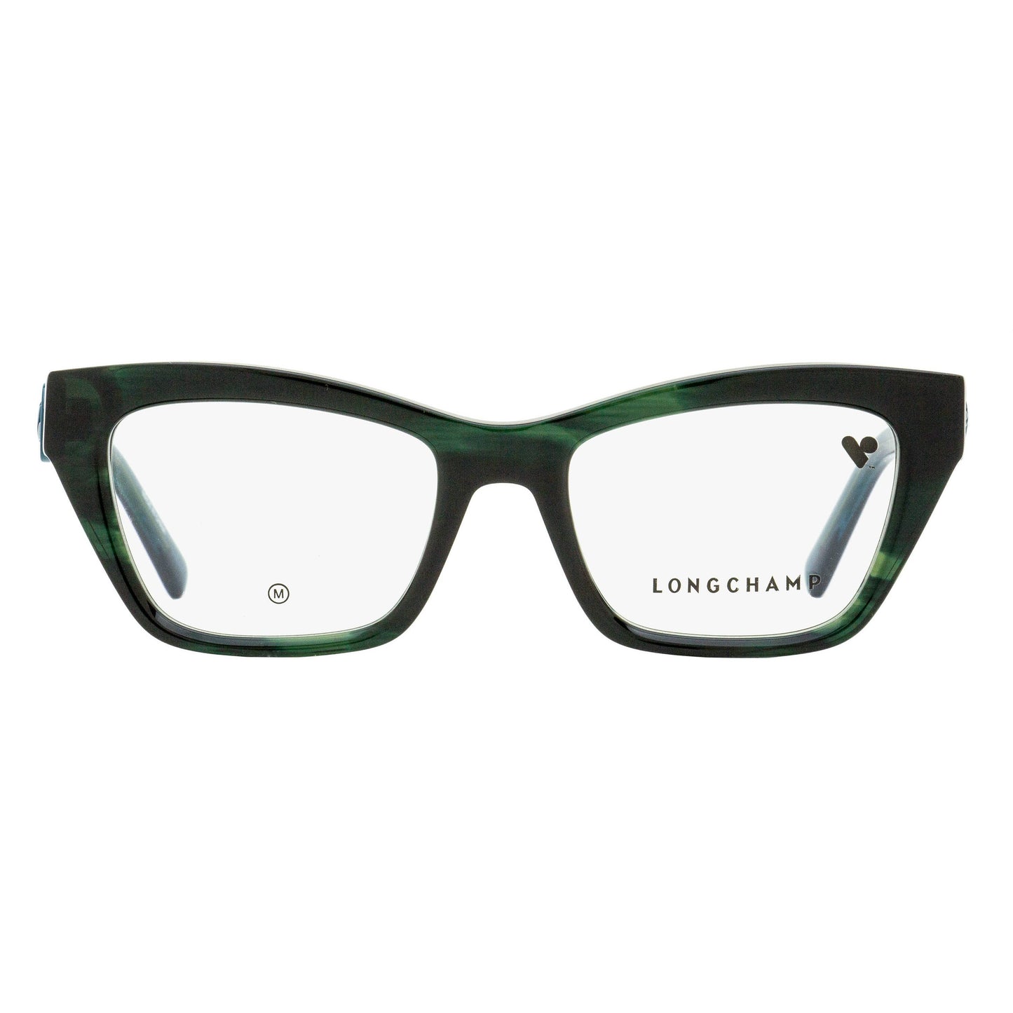 Longchamp Arching Brow Line Eyeglasses LO2762 001 Black 51mm