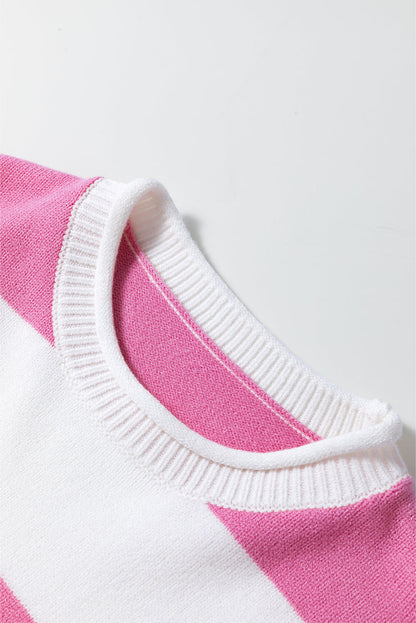 Threaded Pear Summer Sleeve Lightweight Knitted Top