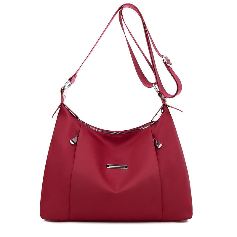 Fashion Oxford Cloth Shoulder Bag | Simple Lightweight Women’s Crossbody Bag | Waterproof Nylon Daily Sling Purse | Minimalist Multi-Pocket Travel Messenger Bag