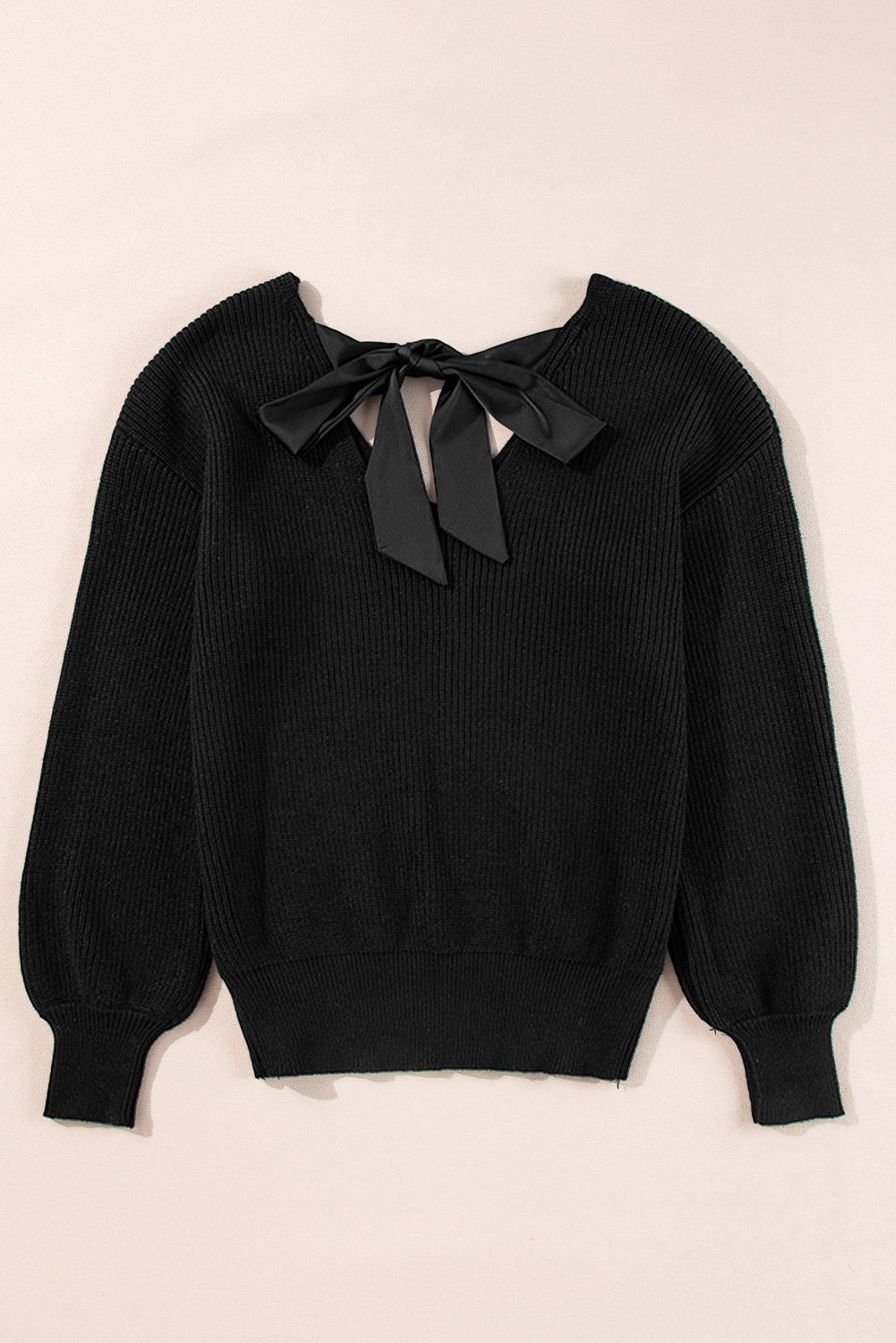 Threaded Pear Lia Knot Back Sweater