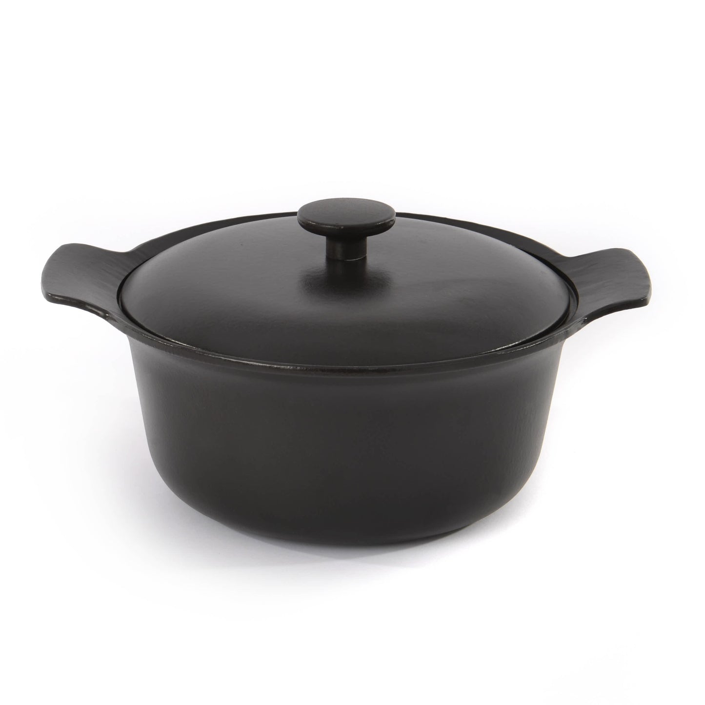 BergHOFF Ron 10" Cast Iron Dutch Oven 4.4Qt., Black