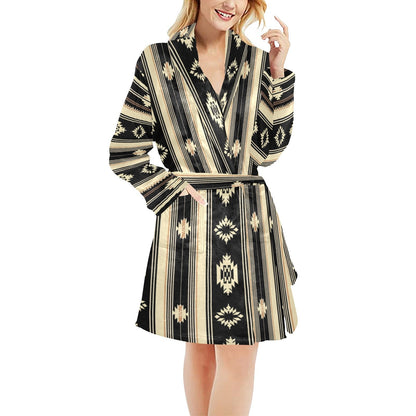 Baha Ranch Colores de Mexico Santa Fe Aztec Western Cowgirl Fleece Robe