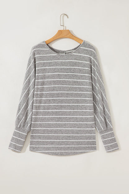 Threaded Pear Bella Stripe Dolman Sleeve Top