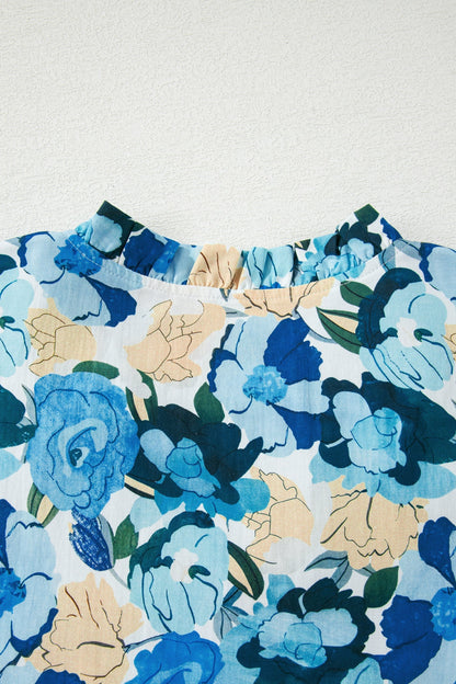 Threaded Pear Leilani Short Puff Sleeve Blouse