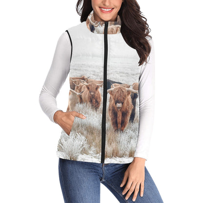 Baha Ranch Highland Herd Women's Puffy Vest