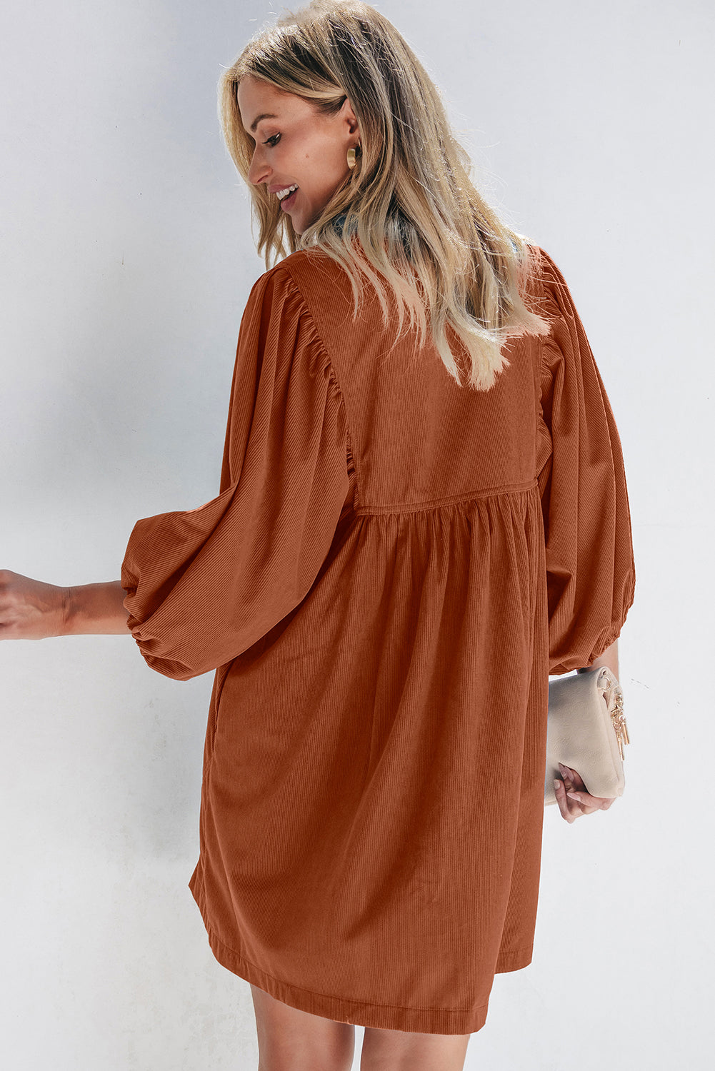 Threaded Pear Kaylee Waist Bracelet Sleeve Dress