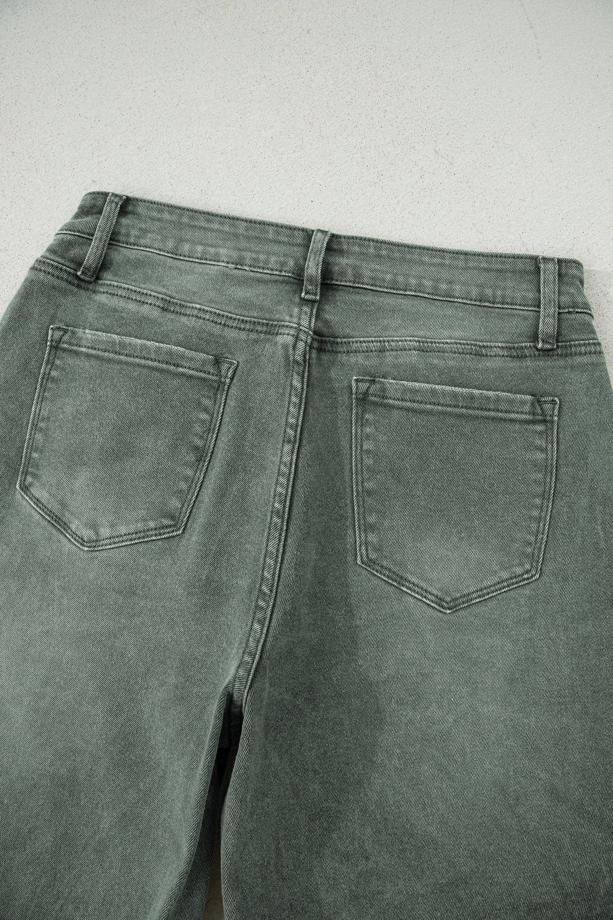 Threaded Pear Karla Edge Wide Leg Jeans