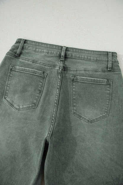 Threaded Pear Karla Edge Wide Leg Jeans