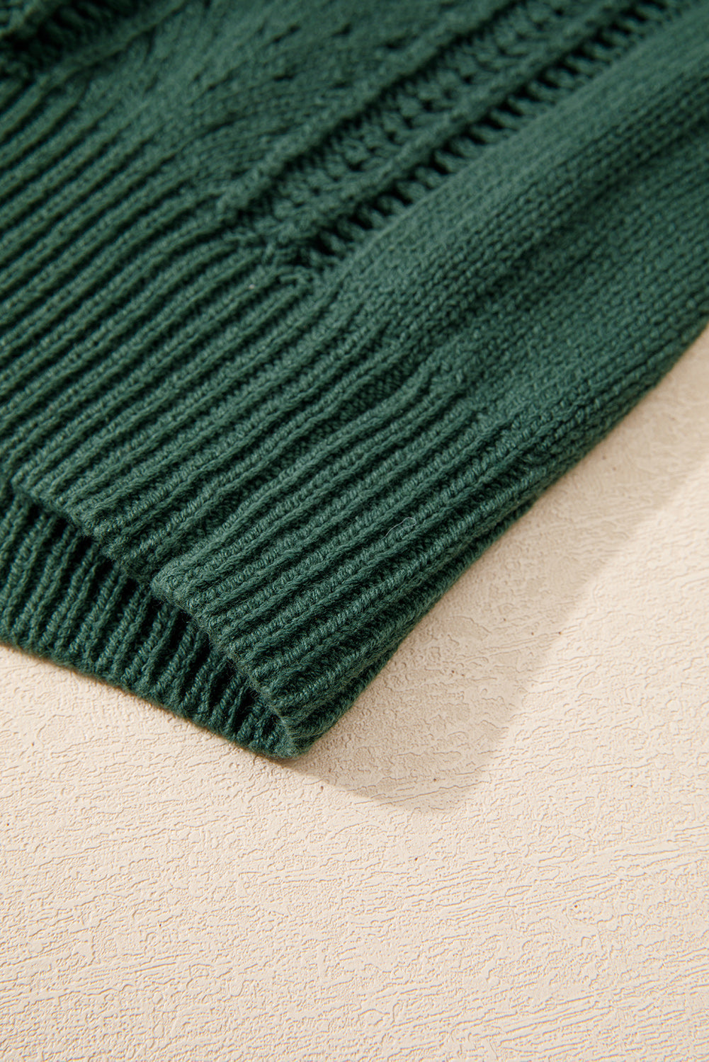 Threaded Pear Laney Knit Drop Shoulder Sweater