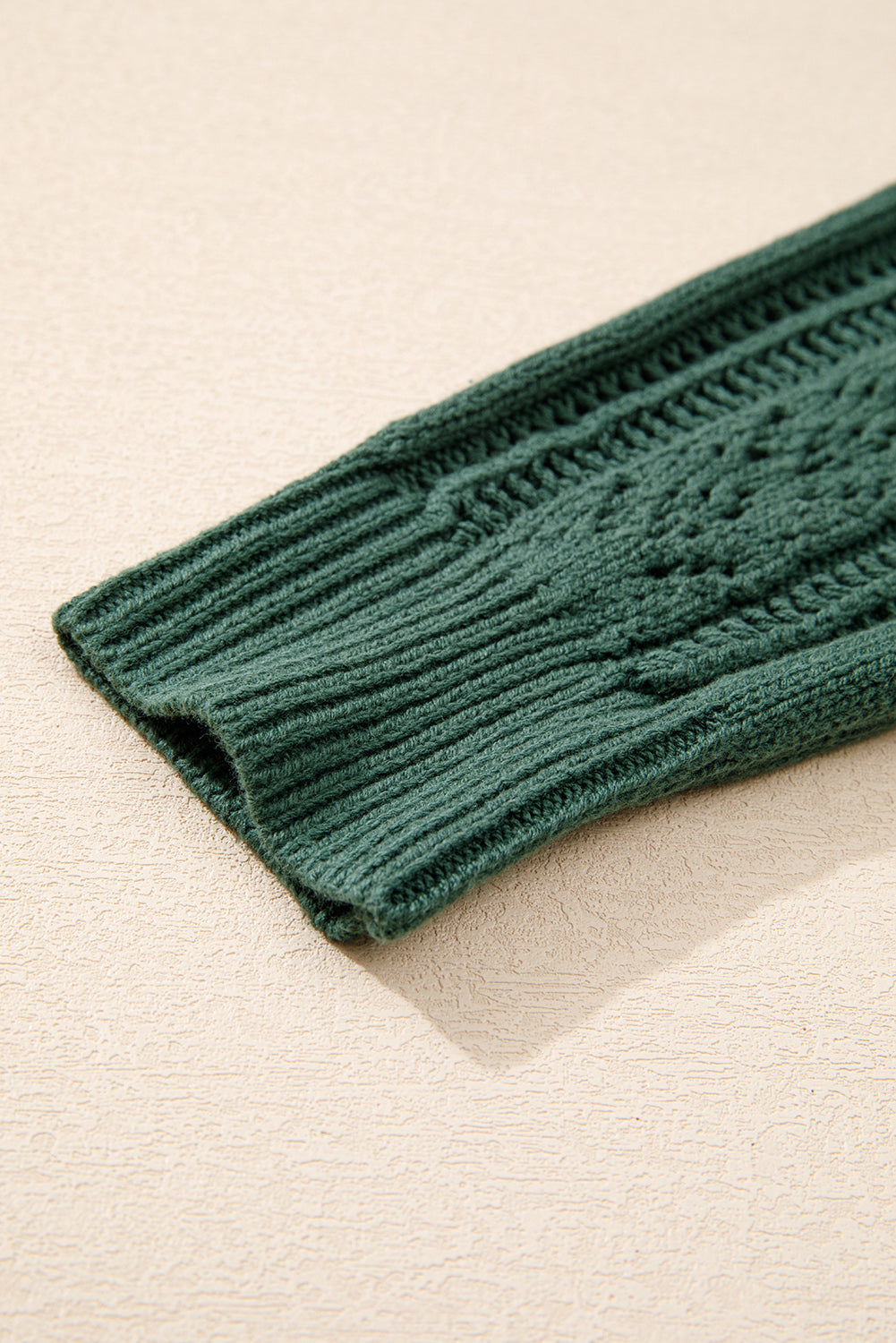 Threaded Pear Laney Knit Drop Shoulder Sweater