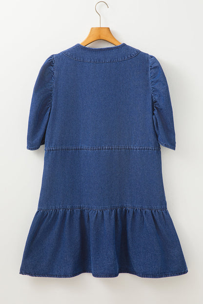 Annabelle Puff Sleeve Mini Dress