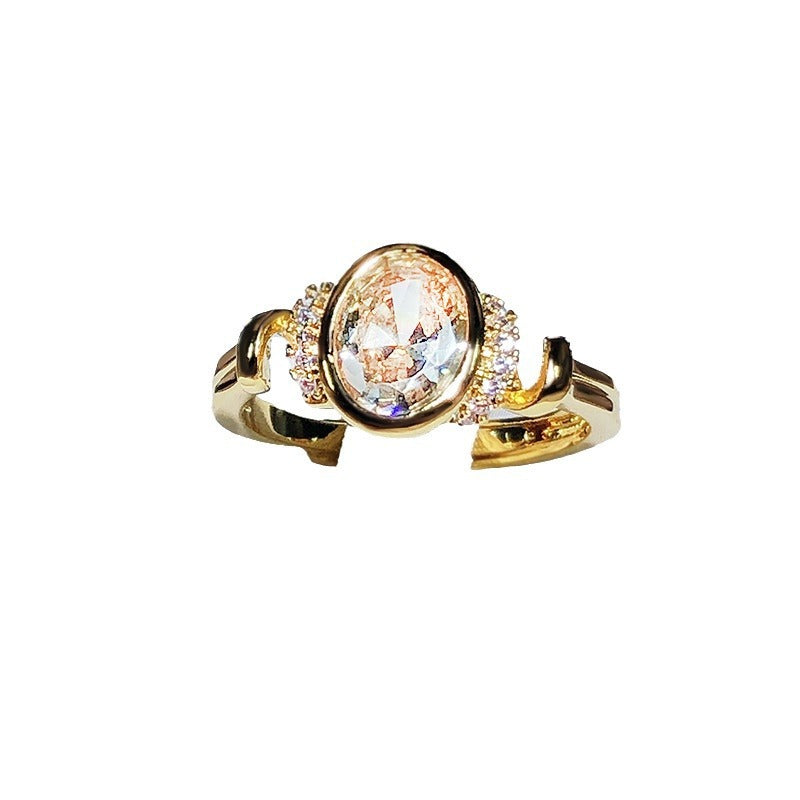 Simple Elegant Versatile Commuter Ring | High-Sense Professional Jewelry | Trendy Minimalist Sleek Band Ring | Luxury-Label Statuesque Radiant Accessory | 2026 High-Fashion Emerald-Luxe Essential