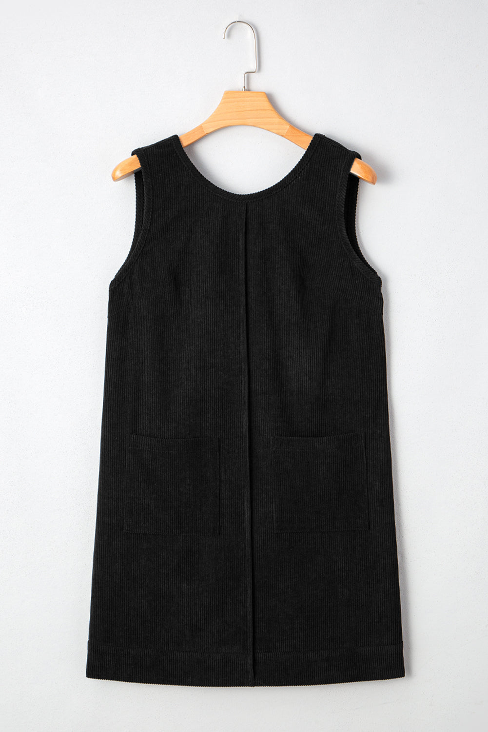 Threaded Pear Emapia Corduroy Sleeveless Mini Dress