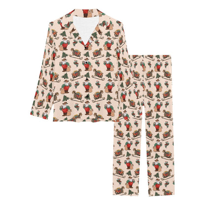 Baha Ranch Santa's Sleigh Women's Western Pajamas