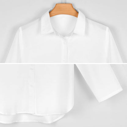 Baha Ranch Colores de Mexico Flamenco Dancer Button Up Shirt