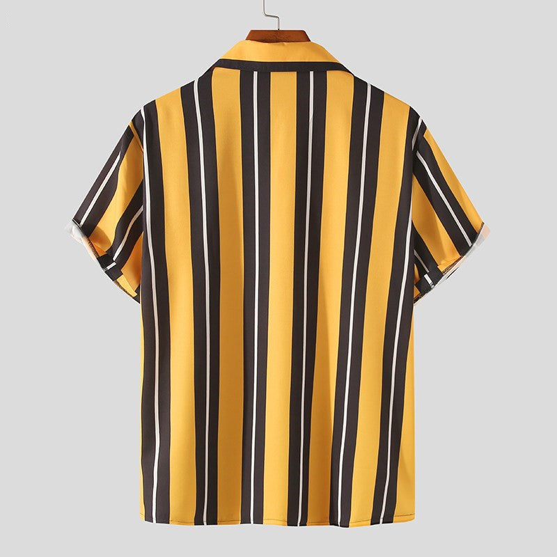 Men’s Ultra-Soft Summer Streetwear Shirt | Casual Relaxed Fit Short Sleeve Top | High-Sense Breathable Men’s Fashion Shirt | Trendy Minimalist Urban Summer Wear | 2026 High-Fashion Lightweight Casual Shirt
