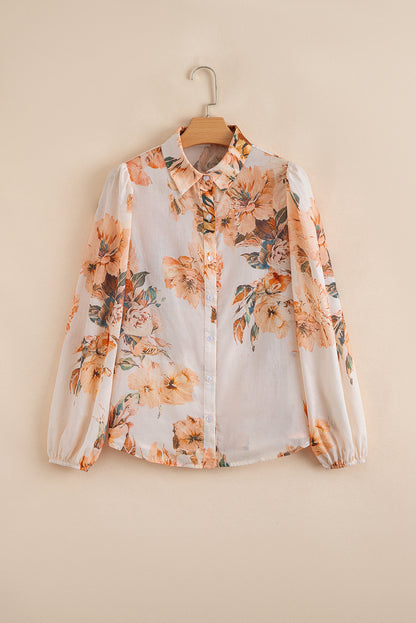 Threaded Pear Margot Puff Sleeve Lightweight Shirt
