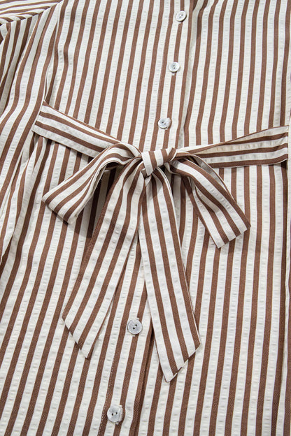 Threaded Pear Hanna Sleeve Down Mini Shirt