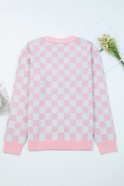 Threaded Pear Ella Tree Pattern Cardigan Sweater
