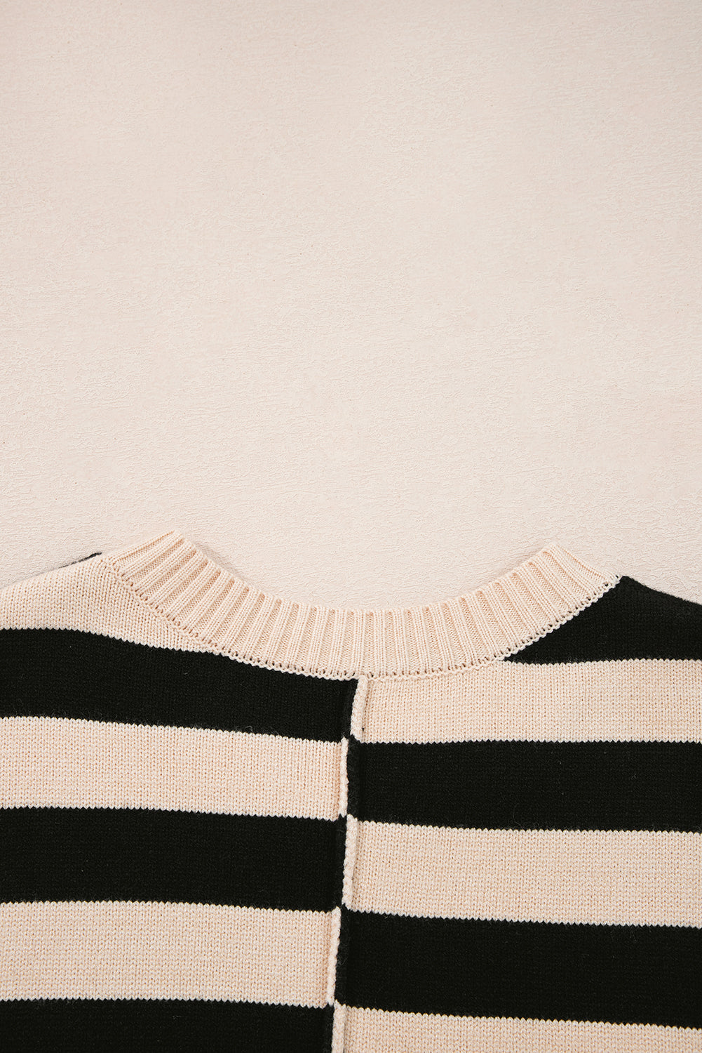 Threaded Pear Sofia Waist Splicing Hem Sweater