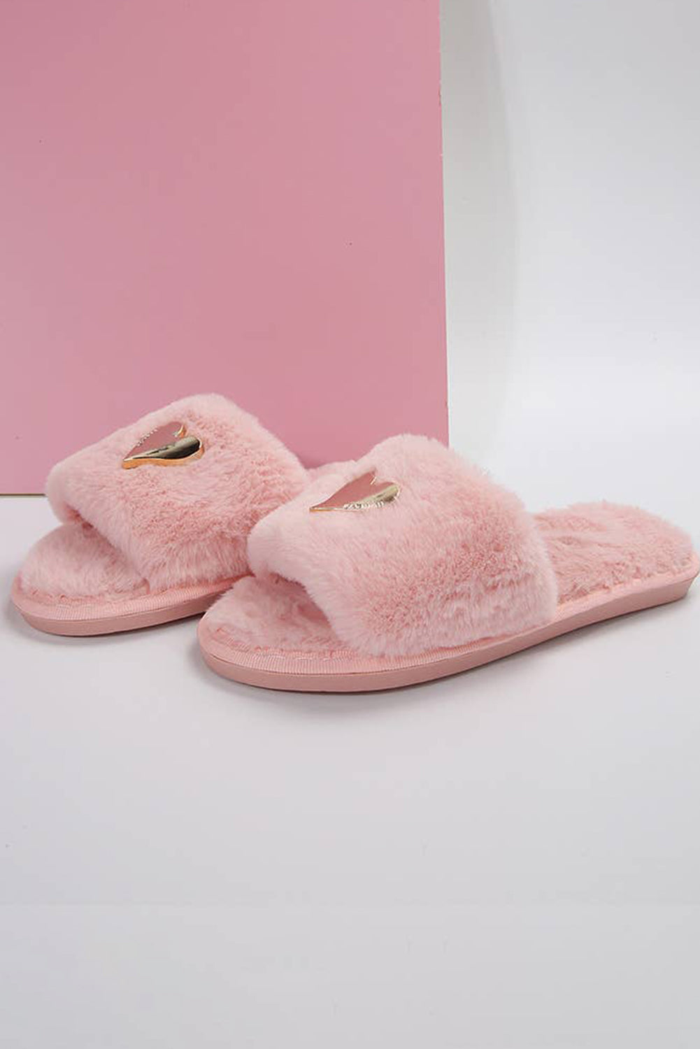 Threaded Pear Alaina Open toe Plush Slippers