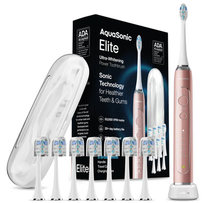 AquaSonic Elite - Ultra-Whitening Rechargeable Toothbrush