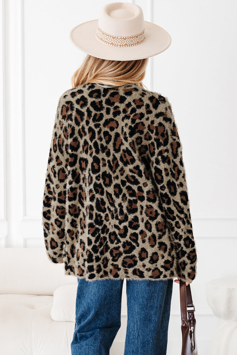 Threaded Pear Myraria Open Casual Cardigan