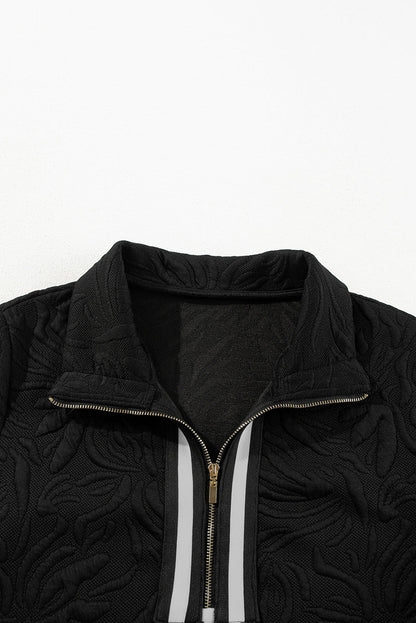 Threaded Pear Mikaela Zipper Shift Mini Dress