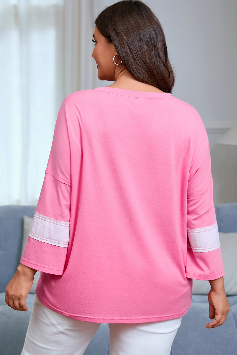 Threaded Pear Laylani Bracelet Sleeve Loose PLUS Tee