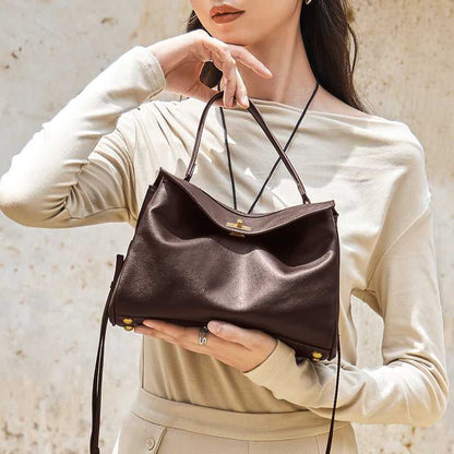 Cloud Leather Satchel Bag