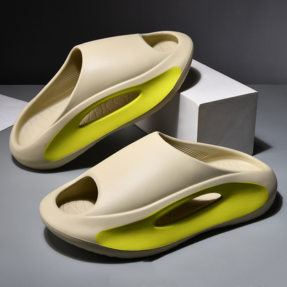 INS Trending Unisex Hollow Slippers | Breathable Peep-Toe Summer Slides | Lightweight Sporty Beach Shoes for Women & Men | Aesthetic Anti-Slip Home & Outdoor Sandals