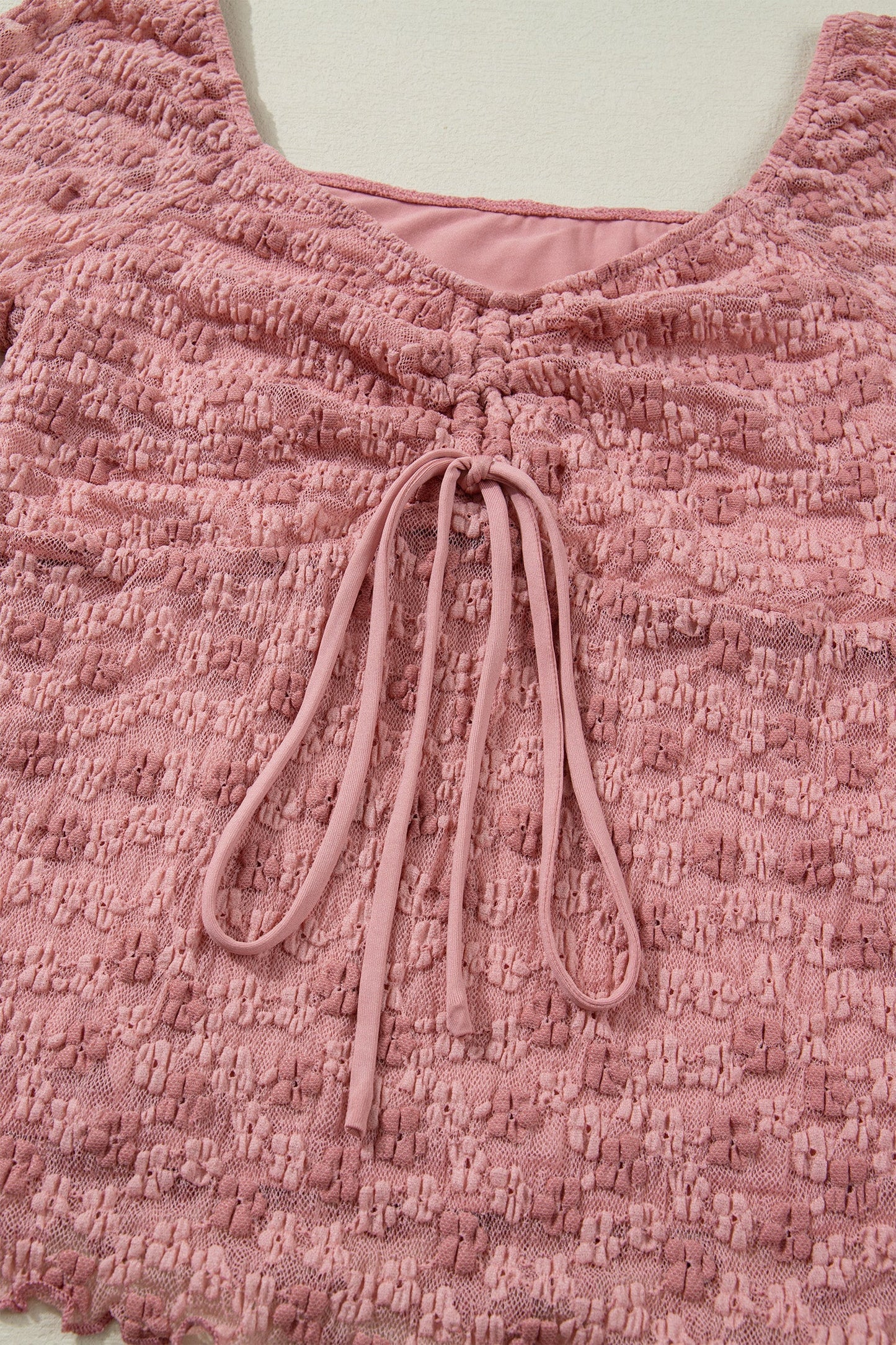Threaded Pear Paloma Detail Floral Lace Blouse