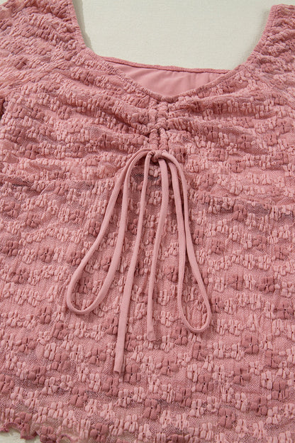 Threaded Pear Paloma Detail Floral Lace Blouse