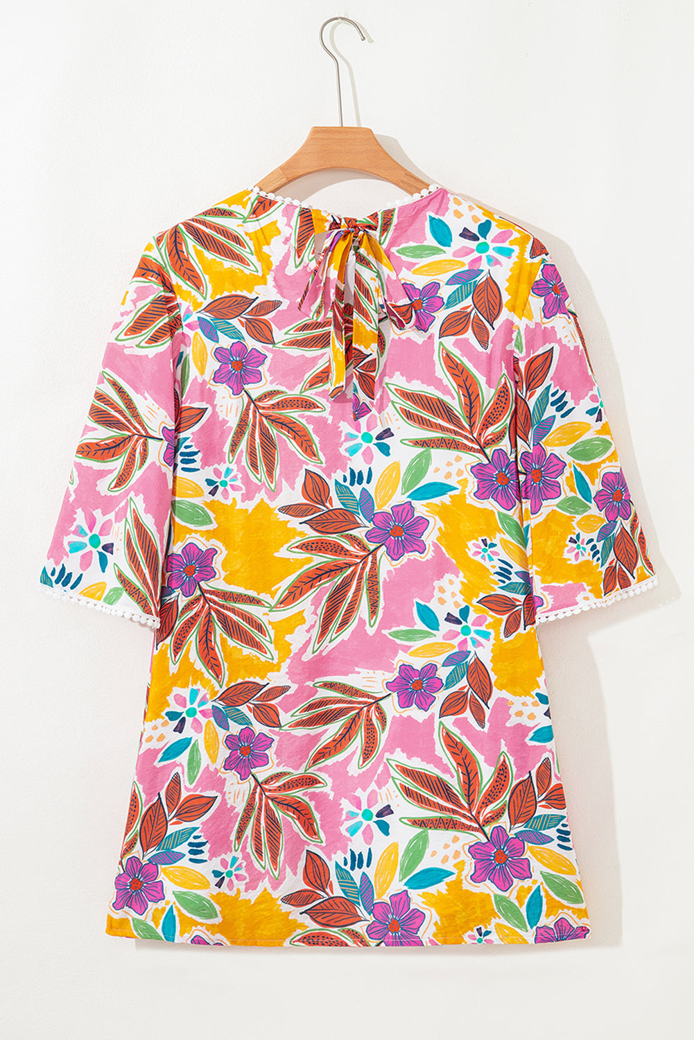 Threaded Pear Emersyn Sleeve Swing Mini Dress