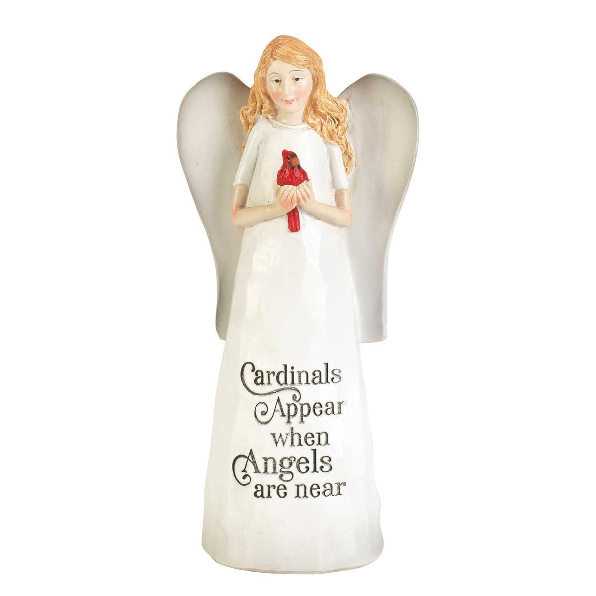 Cardinals Appear When Resin Angel 6"