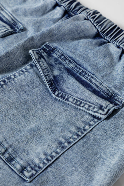 Threaded Pear Abigail Drawstring Elastic Waistband Jeans