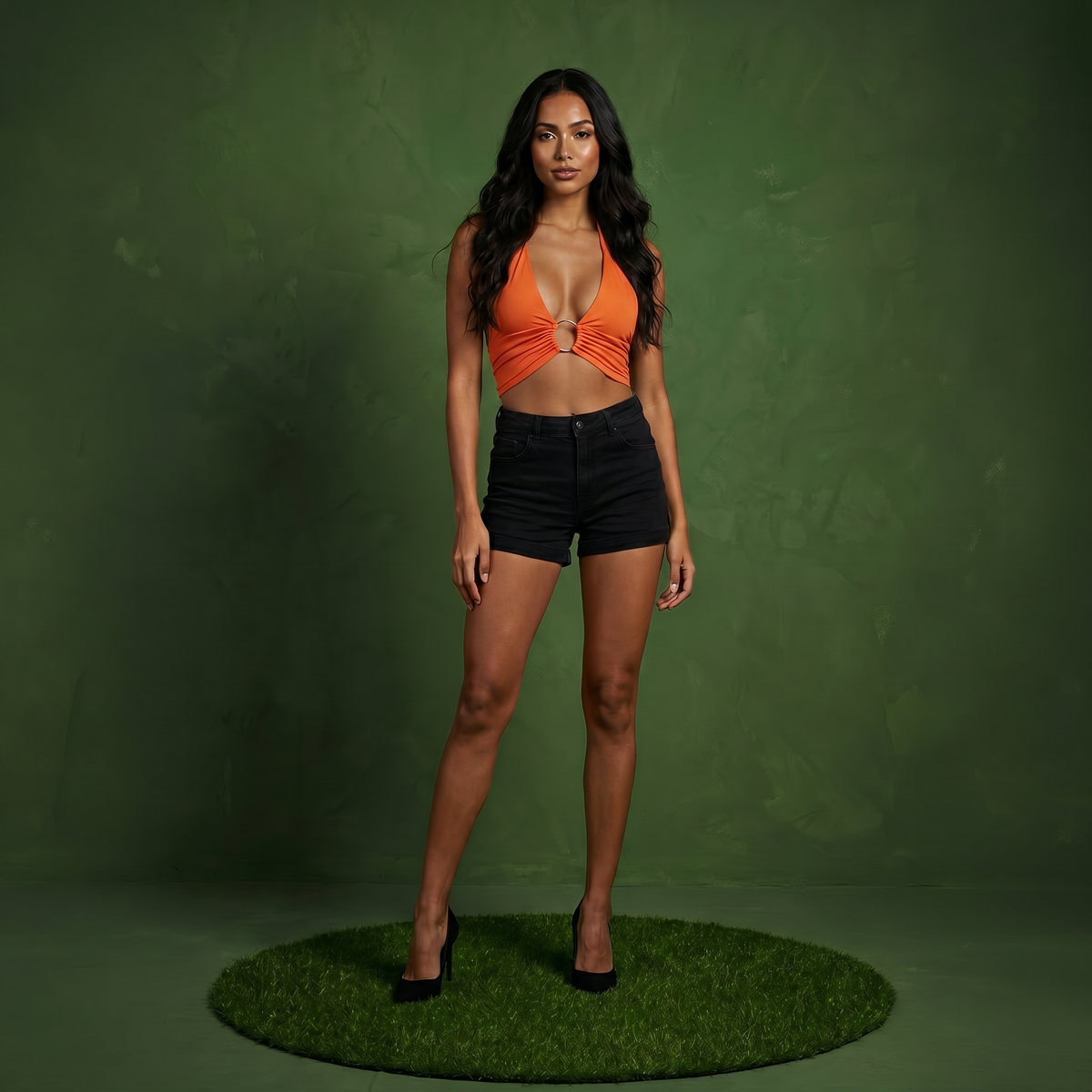 American Flag Halterneck Tube Top