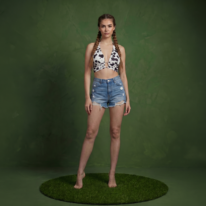 American Flag Halterneck Tube Top